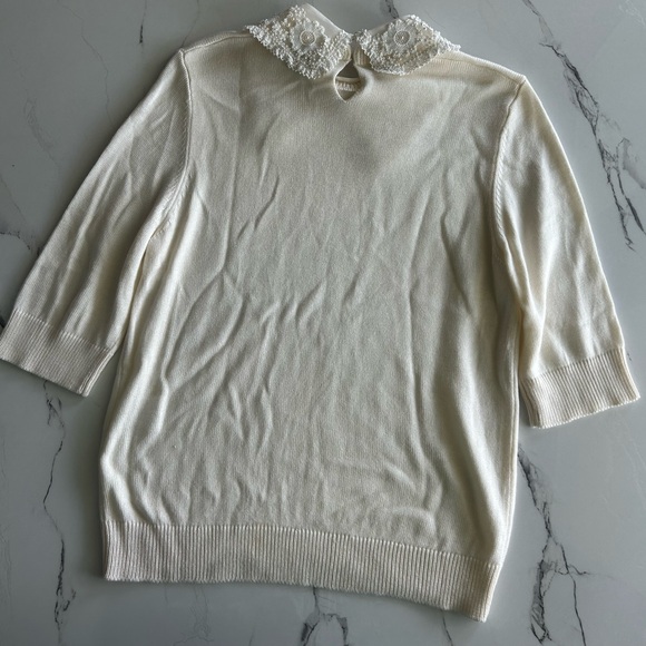 ESSENTIEL ANTWERP Antigua Sweater W/ Lace Collar - Picture 4 of 8